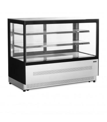 Comptoir réfrigéré double vitrage, pour chr, traiteurs, boulangeries, pâtisseries et chocolateries - réf. Lpd1500f/black tefcold_0