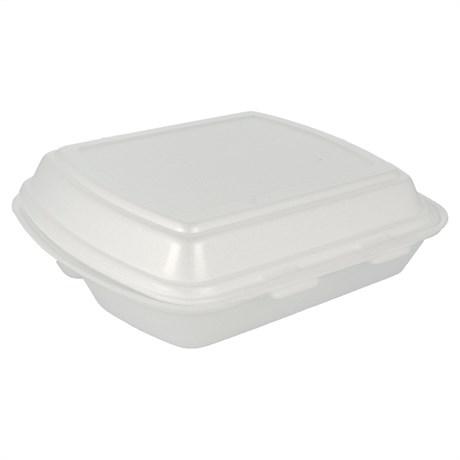 CONTENEUR 3 COMPARTIMENTS 24X21X7 CM PS BLANC (VENDU PAR 200)