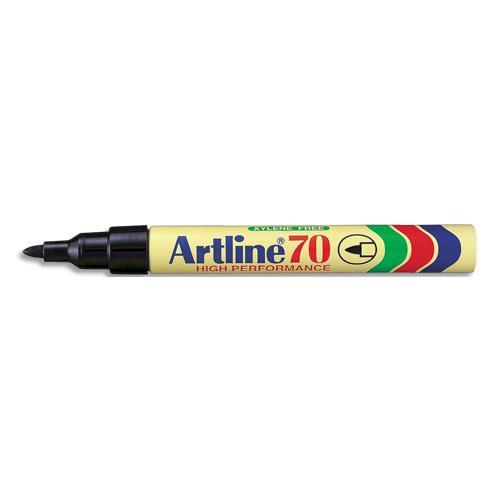 MARQUEUR ARTLINE ''70'' PERMANENT INDELEBILE POINTE OGIVE 1,5 MM COLORIS NOIR