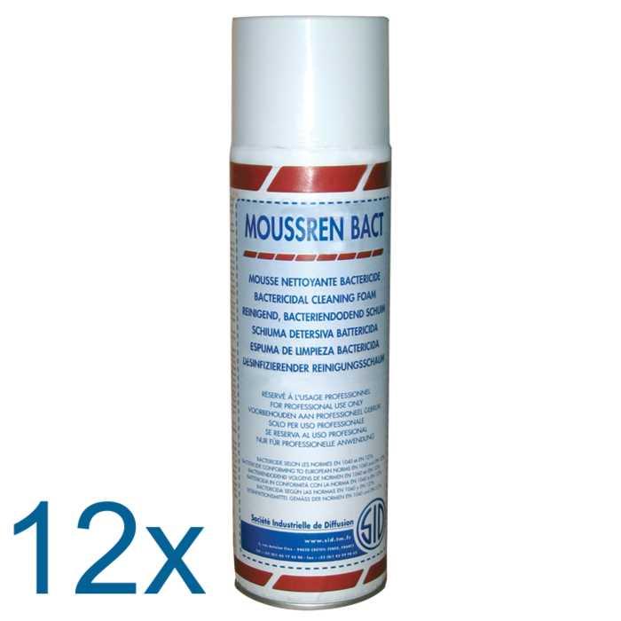 Mousse nettoyante désinfectante - Bactéricide et fongicide - Aérosol Moussren Bact_0