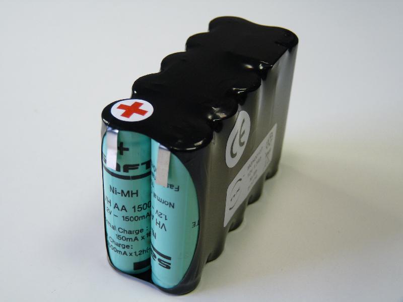 Pack Bio NiMH 12V 1400mAh ATMOS ATMOVAC - Marque NX - Quantité 1_0