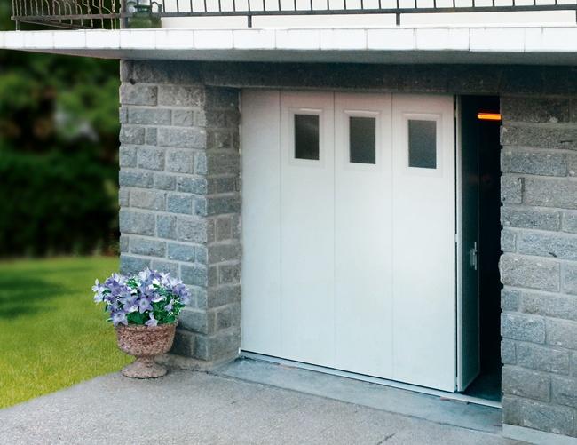Porte de garage sectionnelle Mykado - Double confort - Sur mesure jusqu'à 5m x 3m - Isolation 40mm_0