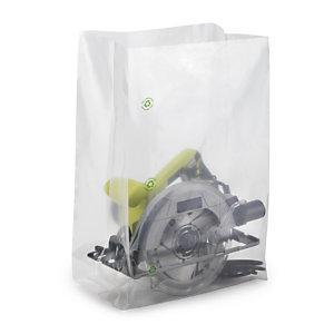 Sachet plastique zip 50% recyclé transparent 60 microns RAJA