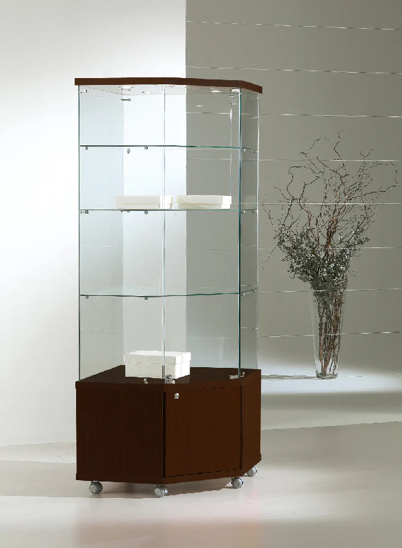 Vitrine angle rangement bas 7/18lmva - wengé_0