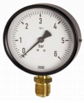 Manomètre boîtier acier sec 1619 - D.100 radial - Raccord 1/2