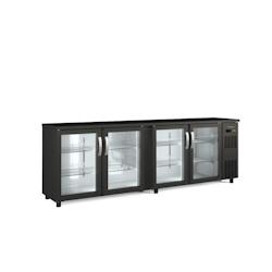 Arrière-bar positif H.820 4 p. Vitrées battantes - 3667335120321_0
