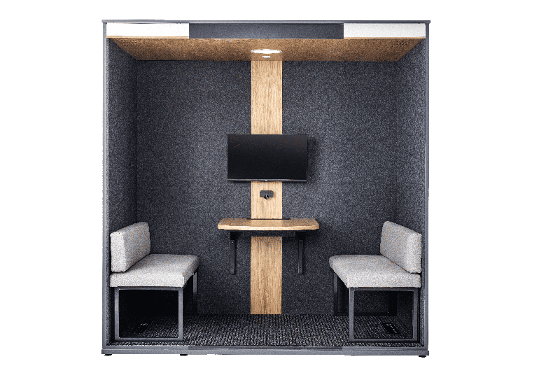 Cabine acoustique 4 personnes EKO4NOIR_0