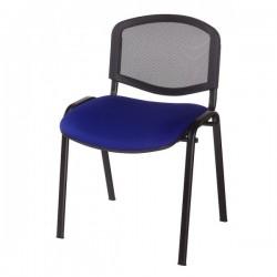 Chaise visiteurs Lena - dossier en résille mesh - Sitek_0
