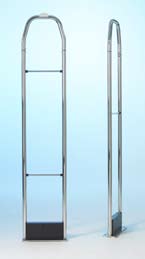 Portique antivol RF en chrome - Design classique - Fréquence 8.2 MHz - Portée jusqu'à 1,70 m_0
