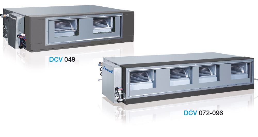 Dcv - climatiseur professionnel - airwell - haute pression statique externe_0