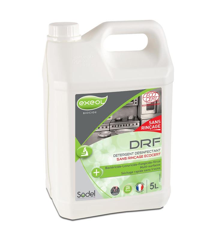 Désinfectant sans rinçage Ecocert 5L - spécial restauration - bactéricide, levuricide, fongicide, virucide_0