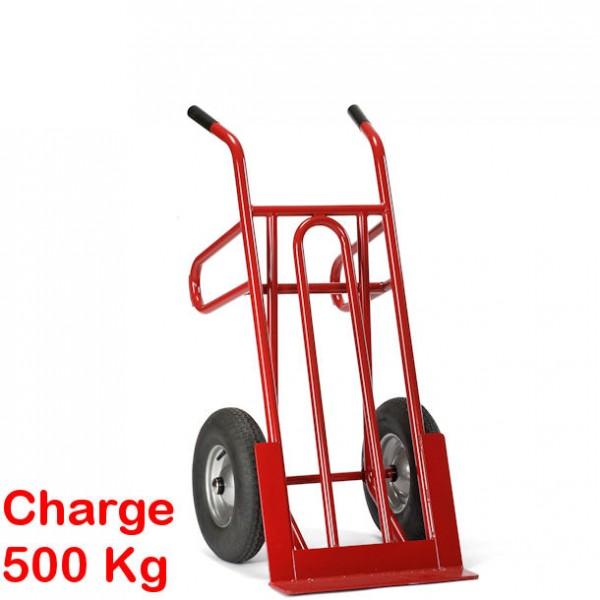 Diable forte charge 500 Kg Rouge_0