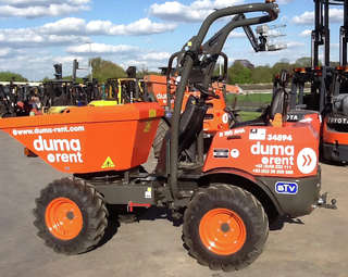 Dumper sur pneus ausa d120aha_0