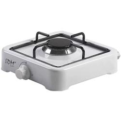 EDM 07419 Cuisinière à gaz émaillée avec 1 brûleur - blanc multi-matériau 8425998074192_0