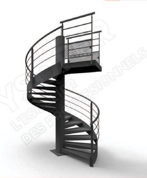 Escalier hélicoïdal ysoman - ysofer esca - passage 1up ou 2up_0