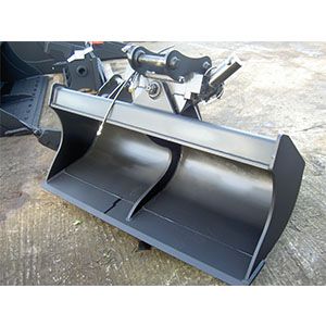 Godets trapèzes en acier Hardox - Adaptés pour mini pelles, tractopelles, pelles et chargeuses_0
