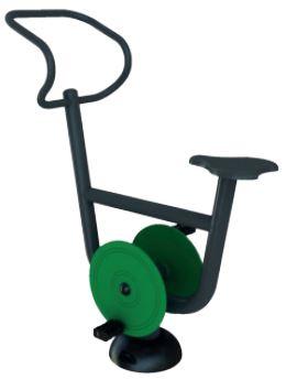 Vélo ASO-F01 - appareil de fitness de plein air en acier galvanisé - activation cardiovasculaire_0
