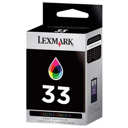 Lexmark cartouche jet d'encre couleur n33 018cx033e_0