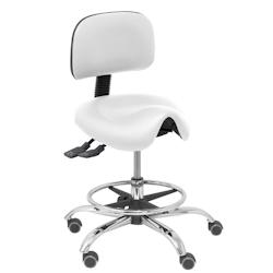 Piqueras y Crespo Taburete Zarza similpiel blanco - blanc multi-matériau T19ASSP10CRRP_0