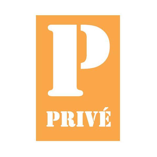 POCHOIR P PRIVÉ