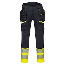 Portwest - Pantalon de travail holster haute visibilité de Classe 1 DX4 Noir / Jaune Taille 48 - 38 jaune DX445YBR38_0