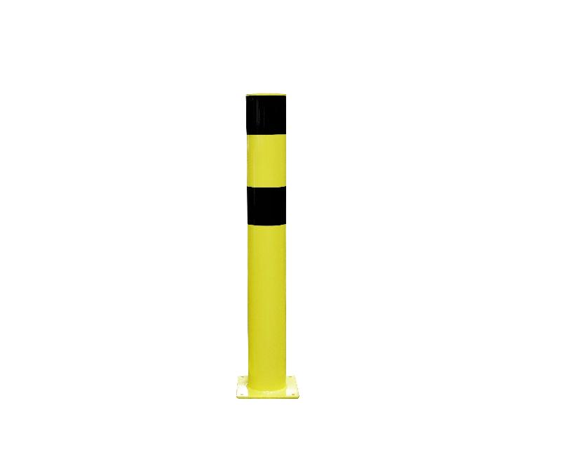 Poteau de protection jaune et noir 90 x 1200 - 190203_0