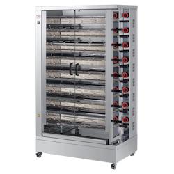 Feca Rôtissoire Professionnelle Gaz - 15 broches 90 Poulets - Féca - 0634438432791_0