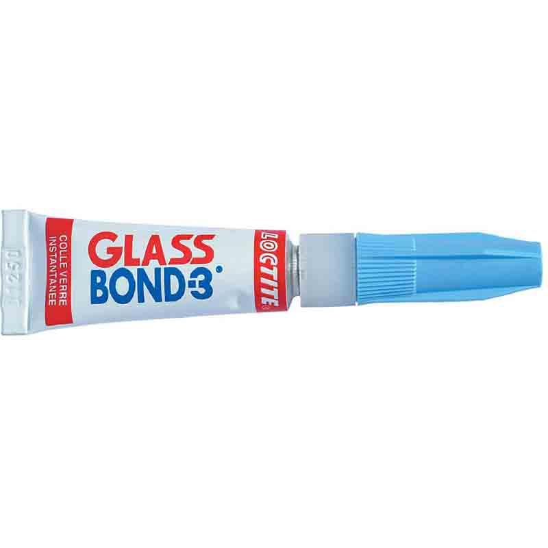 Super glue 3 spécial verre 3 g - Colle transparente Loctite résistante à l'eau et aux détergents_0