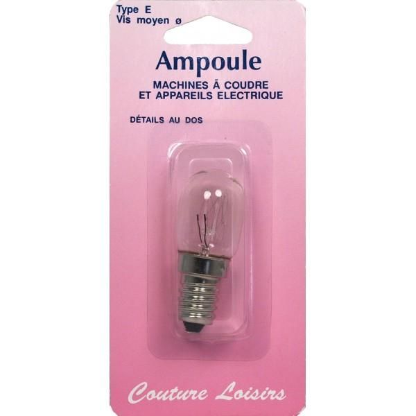 AMPOULE 15W / 240 V VIS MOYENNE