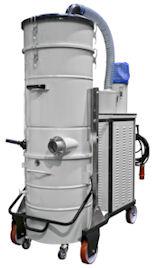 Aspirateur industriel Atex Master - cuve 160L - turbine 5.5 à 25 kW - filtre étoile polyester_0