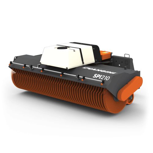 Balayeuse orientable Cangini - nettoyage gravier, terre et neige - nivellement ±10° - 5 modèles disponibles_0