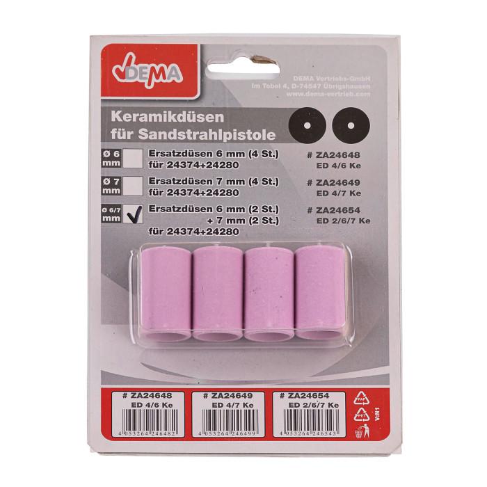 Buses de sablage 2 x 6 mm + 2 x 7 mm pour sableuse d24280 et d24374_0