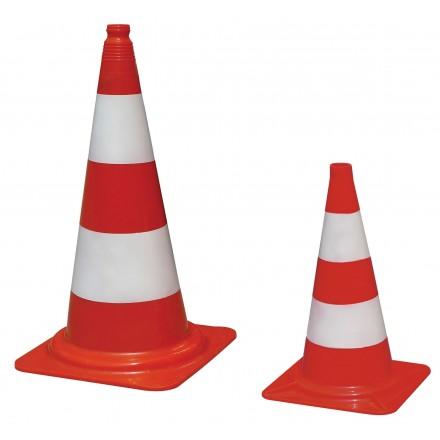 Cône de signalisation - recommandé pour travaux ou danger - vendu en lot empilable (500 mm par 5, 750 mm par 10)_0