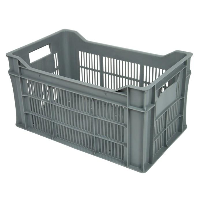 Caisse plastique gerbable / bac à fruits - Ondulé, 500 x 300 x 265 (H)_0