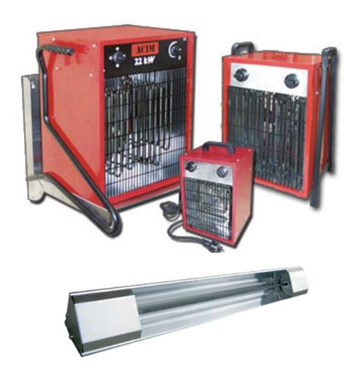 Chauffage de locaux - Aérotherme portable ou mural - Radiant infrarouge pour industrie et terrasse_0