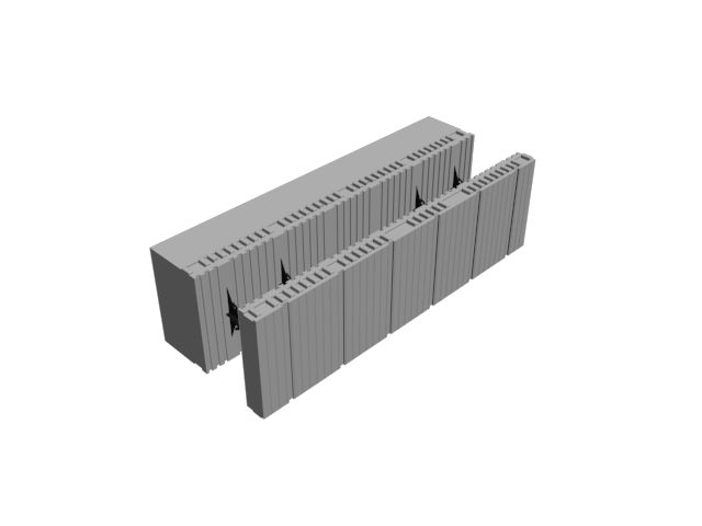 Coffrage isolant pignon - Reverbloc - épaisseur 40cm - R = 7.18_0