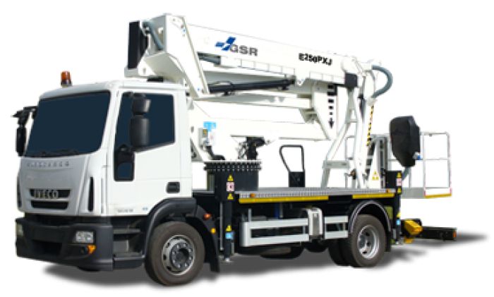 Camion nacelle E250pxj - GSR - hauteur de travail 24,8 m - charge utile 280 kg_0
