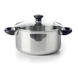 Faitout et couvercle Polo 5 l en   -  500 cl Argent Rond Inox Beka - argenté inox 3120262031240_0