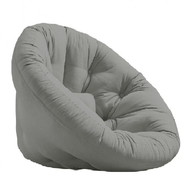 FAUTEUIL FUTON STANDARD CONVERTIBLE NIDO CHAIR COULEUR GRIS_0