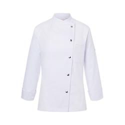 KARLOWSKY Veste de cuisine femme, manches longues, avec boutons, BLANC , 34 - 34 blanc 4040857984982_0