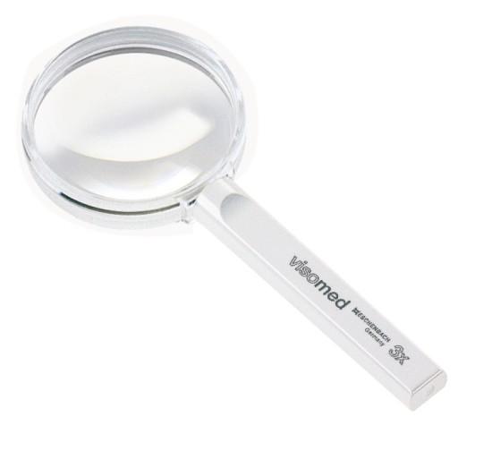 Loupe de lecture biconvexe economy - Réf ESC 26421255 - Grand champ visuel, lentille additionnelle et grossissement x2_0