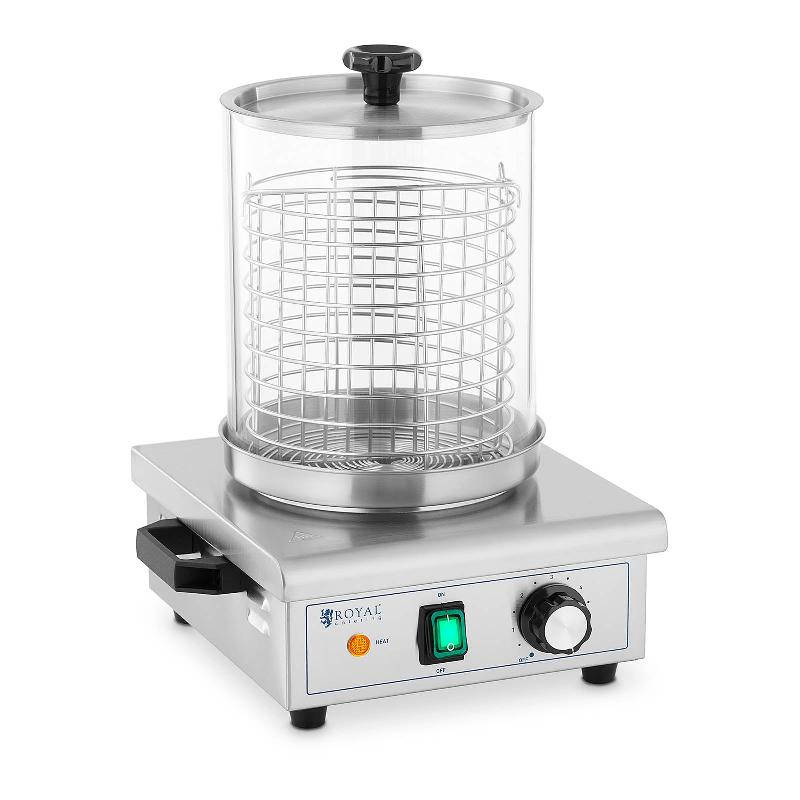 Machine à hotdog professionnelle en acier inoxydable - 450 W - Récipient 0,7 L - Ref 14_0004979_0