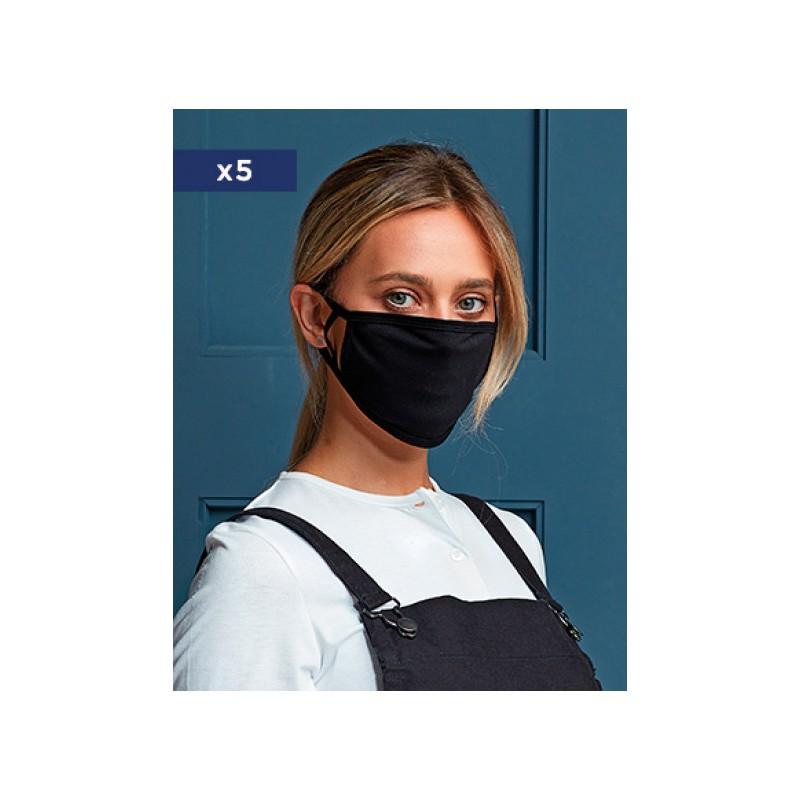 Masques de protection antimicrobien et réutilisable - AFNOR UNS 1 (LOT DE 5)- PR799_0