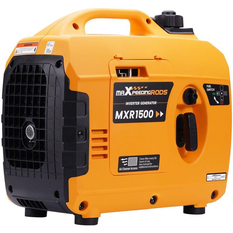 Groupe Électrogène MaXpeedingrods 3500W - Inverter Silencieux - 2 Prises 230V + USB - Essence 4 Temps - 26kg