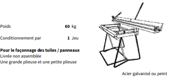 Plieuse combinée pour façonnage des tuiles et panneaux - 91-000-BENDER.RTG - 91-000-BENDER.B1G.RTG_0