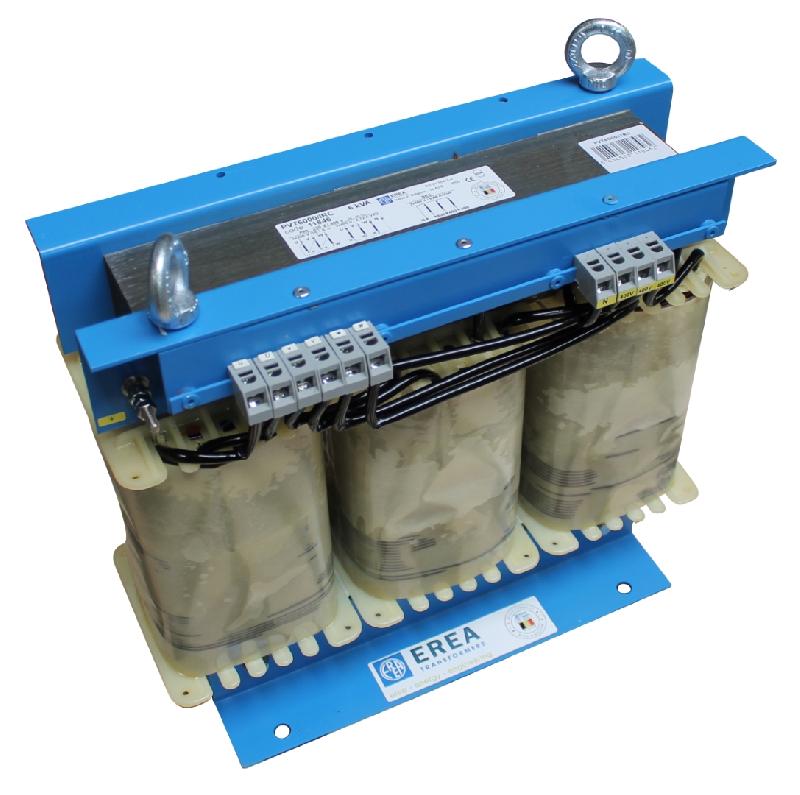 Transformateur triphasé de protection PVT6000/IRC - 6000VA - Upri 230V-400V Y+N - Faible courant d'enclenchement_0