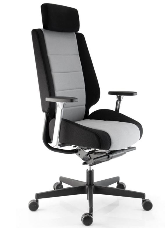 Siège ergonomique Sokoa Azkar - usage intensif 24/7 - lombalgie - accoudoirs 4D - jusqu'à 135 kg_0