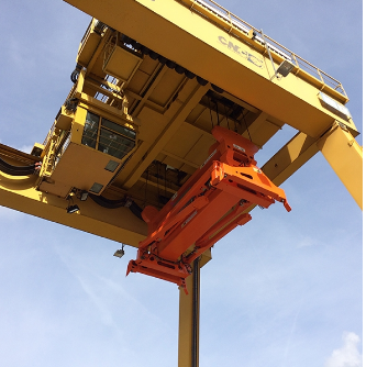 Spreader 40' pour portique - avec verrous et pinces pour manutention_0