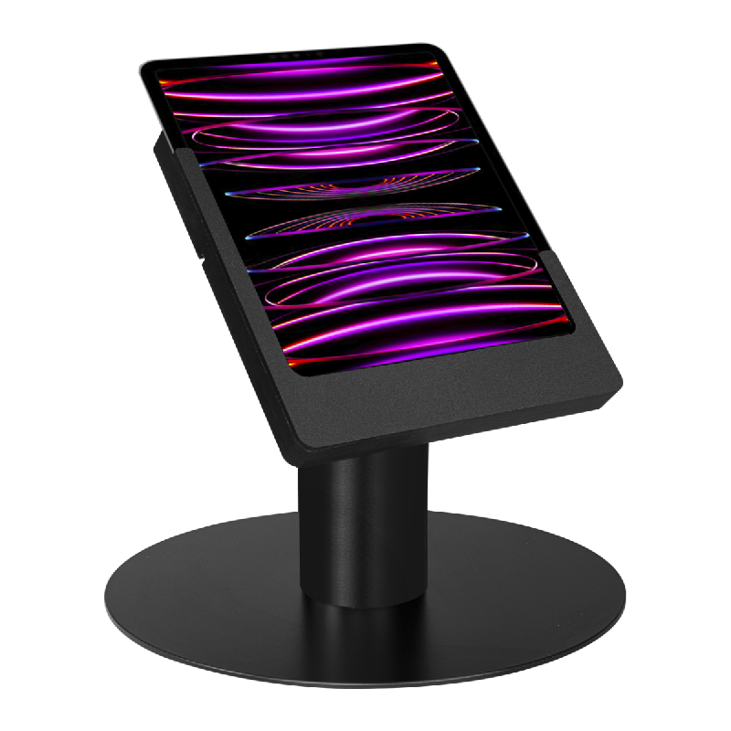 Support de bureau Domo Slide avec fonction de recharge pour iPad Air 13 pouces 2024 - noir - Bravour®_0