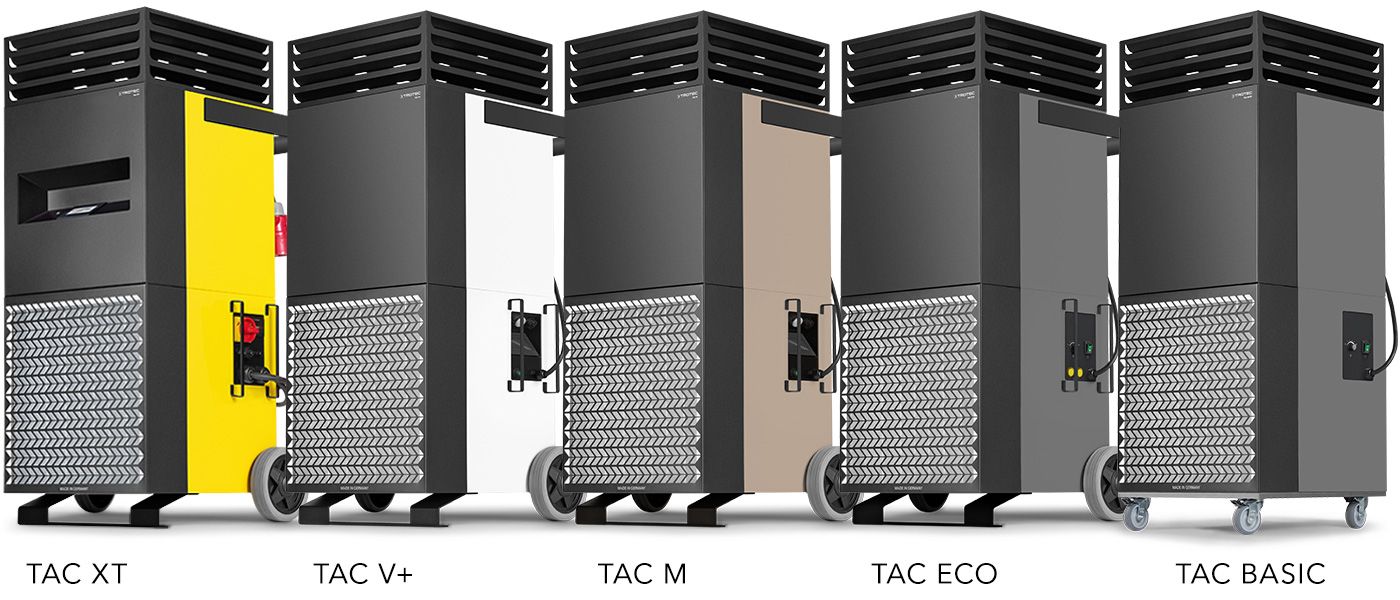 Tac Basic - Purificateur d'air anti Covid - Trotec - Base compacte avec roulettes pivotantes et filtre performant_0